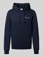 Bluzy męskie - Bluza z kapturem z wyhaftowanym logo - miniaturka - grafika 1