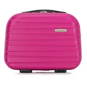 Walizki - WITTCHEN WITTCHEN Walizka na kosmetyki | różowa | 30 x 16 x 34 | Pojemność: 15 l | Waga: 1 kg 56-3A-314-34 - miniaturka - grafika 1