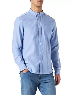 Koszulki męskie - Wrangler Koszulka męska, Light Indigo, XL - grafika 1