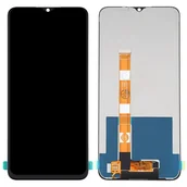 Części serwisowe do telefonów - Wyświetlacz LCD + ekran dotykowy Oppo A15s CPH2179 czarny - miniaturka - grafika 1