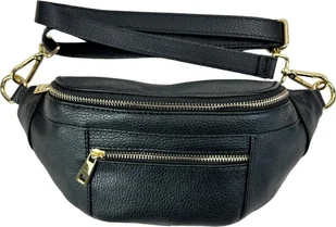 Anpa Saszetka/nerka damska Anpa czarna - Nerki - miniaturka - grafika 1