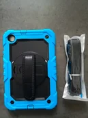 Etui do tabletów - Etui do Samsung A 8,4 T307 Pancerne Jasno Niebieskie z Czarnym - miniaturka - grafika 1