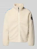 Kurtki męskie - Kurtka z polaru ze stójką i zamkiem błyskawicznym model ‘T-FIEMME’ - miniaturka - grafika 1