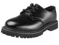 Botki męskie - glany GRINDERS - PERCIVAL (CS BLACK) 3-dziurkowe-36 - miniaturka - grafika 1