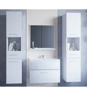 Meble łazienkowe - Łazienka LUPO MAX biały laminat - miniaturka - grafika 1