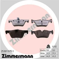 Klocki hamulcowe - Klocki hamulcowe - komplet ZIMMERMANN 25307.975.1 - miniaturka - grafika 1