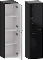 Szafki łazienkowe - Słupek Łazienkowy ROSEN 35 2D P - Uchwyt Czarny - miniaturka - grafika 1