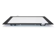 Lampy pozostałe - Panel podtynkowy kwadrat LED Classic 24W - Czarny - Biały neutralny (4000K) - miniaturka - grafika 1
