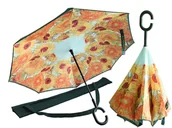 Parasole - Parasol odwrotnie otwierany 80 cm Carmani - Vincent van Gogh - Słoneczniki 33.021-7250 - miniaturka - grafika 1