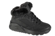 Moda i Uroda OUTLET - Skechers Uno Lite - Comfurt Collar 310396L-BBK, dla dziewczynki, buty zimowe, Czarne - miniaturka - grafika 1