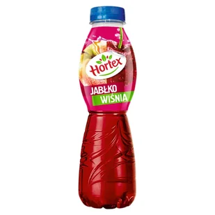 Hortex Jabłko wiśnia Napój butelka aPet 500 ml - Soki i napoje niegazowane - miniaturka - grafika 1