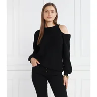 Swetry damskie - Liu Jo Sweter | Regular Fit | z dodatkiem wełny - miniaturka - grafika 1