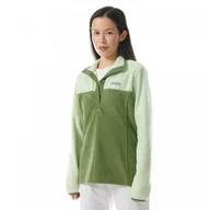 Koszulki sportowe damskie - Damski polar nierozpinany bez kaptura Columbia Benton Spring Half Snap Pullover - zielony - COLUMBIA - miniaturka - grafika 1