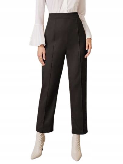 SHEIN SPODNIE DAMSKIE ELEGANCKIE BRĄZOWE 40/42 V4R