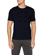 Koszulki męskie - Armani Exchange Koszulka męska, NIEBIESKI, XS-XL - miniaturka - grafika 1
