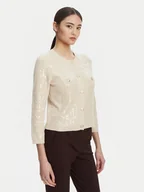 Swetry damskie - Marella Kardigan Siena1 2523346094 Écru Regular Fit - miniaturka - grafika 1