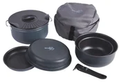 Kuchnia turystyczne i akcesoria - Bo-Camp 7 częściowy zestaw garnków campingowych Bo Camp uniwersalny - miniaturka - grafika 1