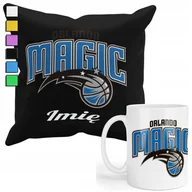 Gadżety dla niej i dla niego - ZESTAW KUBEK + PODUSZKA Z POSZEWKĄ- PREZENT DLA FANA ORLANDO MAGIC + IMIĘ - miniaturka - grafika 1