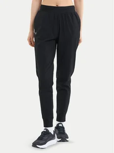 Under Armour Spodnie dresowe Armoursport High Rise Wvn Pnt 1382727-001 Czarny Loose Fit - Spodnie sportowe damskie - miniaturka - grafika 1