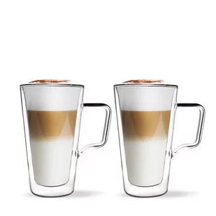 Vialli Design Komplet dwóch szklanek do latte Diva 26490 - Kubki - miniaturka - grafika 1