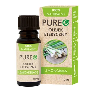 Pureo, olejek eteryczny lemongrass, 10 ml - Aromaterapia - miniaturka - grafika 1