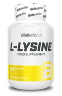 Witaminy i minerały - BioTech USA L-Lysine, Suplement diety, 90 kapsułek - miniaturka - grafika 1