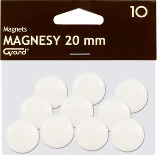Magnesy 20 mm białe 10 sztuk - Magnesy - miniaturka - grafika 3