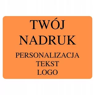 Etykieta Twój Nadruk Pomarańczowa 70X50Mm 20 Szt. - Akcesoria do pakowania - miniaturka - grafika 1