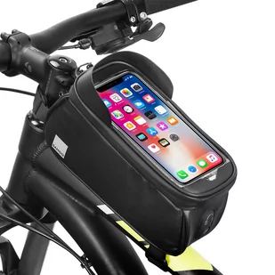 Torba na kierownicę z kieszenią na telefon - Sakwy rowerowe - miniaturka - grafika 1