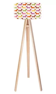 Macodesign Lampa podłogowa Kolorowe jamniki tripod-foto-273p, 60 W - Lampy stojące - miniaturka - grafika 1