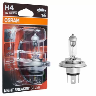 Żarówka samochodowa Night Breaker srebrna H4 12 V 60/55 W Osram - Żarówki samochodowe - miniaturka - grafika 1