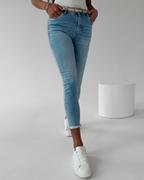 Spodnie damskie - Spodnie jeansowe damskie OLAVOGA OPAL 252 niebieski M - Olavoga - miniaturka - grafika 1