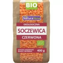 NATURAVENA NATURAVENA SOCZEWICA CZERWONA 400G BIO Zakupy dla domu i biura! 52576840 - Warzywa świeże i suszone - miniaturka - grafika 1
