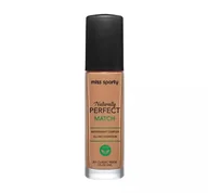 Podkłady do twarzy - Miss Sporty Naturally Perfect Match wegański podkład nawilżający 201 Classic Beige 30ml - miniaturka - grafika 1