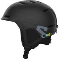 Kaski narciarskie - Salomon Husk JR MIPS, kask narciarski, juniorski, czarny - miniaturka - grafika 1