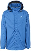 Kurtki męskie - Trespass męskie fraser II wodoodporna kurtka przeciwdeszczowa/funkcjonalna kurtka/warunki atmosferyczne kurtka z kapturem einrol regulowanej wysokości, niebieski, l MAJKRAN10005 - miniaturka - grafika 1