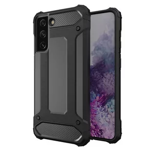 Hurtel Hybrid Armor pancerne hybrydowe etui pokrowiec Samsung Galaxy S22+ (S22 Plus) czarny - Etui i futerały do telefonów - miniaturka - grafika 1