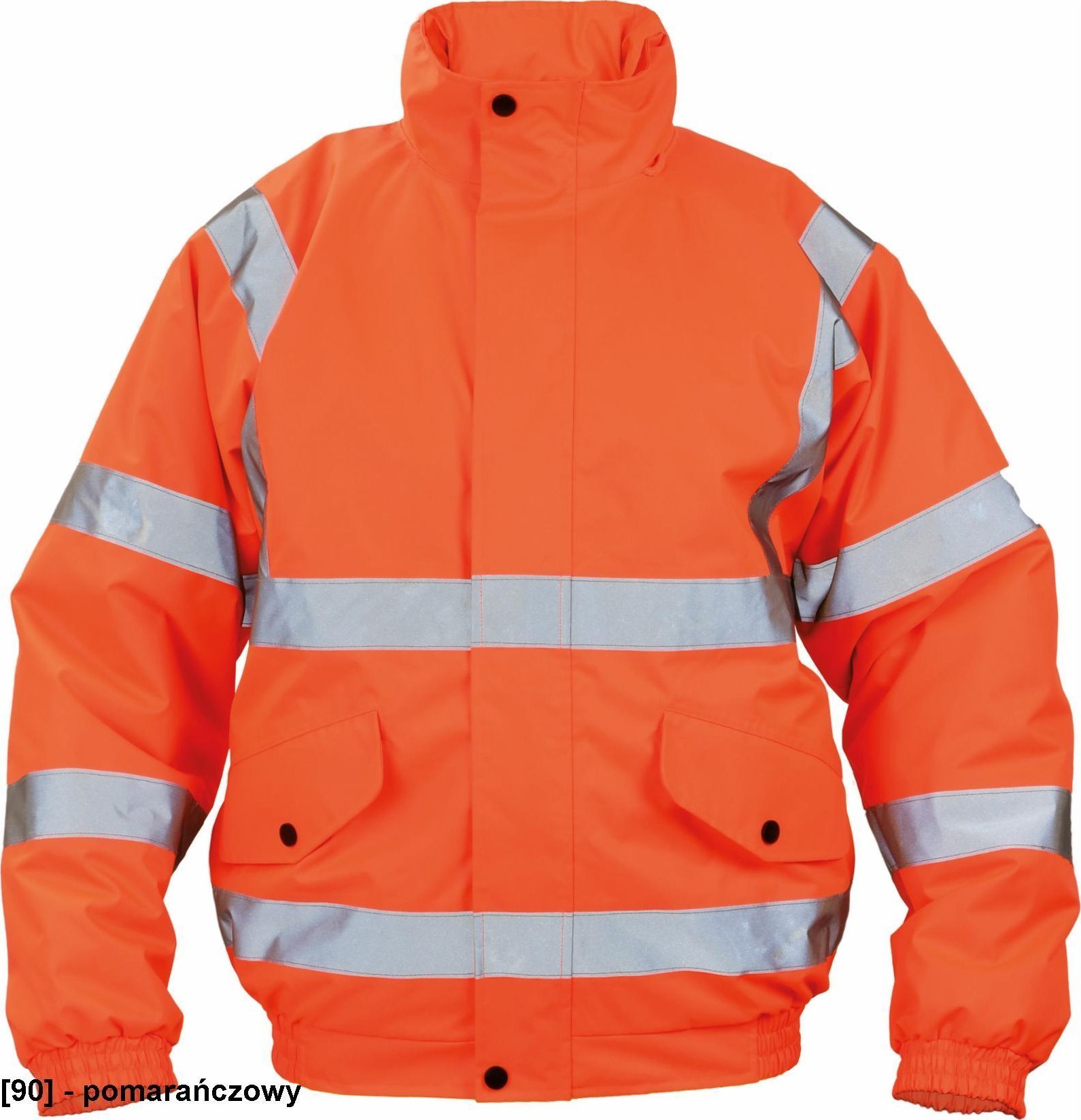 CERVA CLOTON HV - pikowana kurtka zimowa, odblaskowe taśmy, rozm. S-3XL, - pomarańczowy M