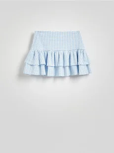Reserved - Spódnica mini w kratę - wielobarwny - Spódnice - miniaturka - grafika 1