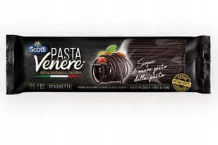 Scotti Pasta Venere Spaghetti Włoski Makaron 400G - Makaron - miniaturka - grafika 1