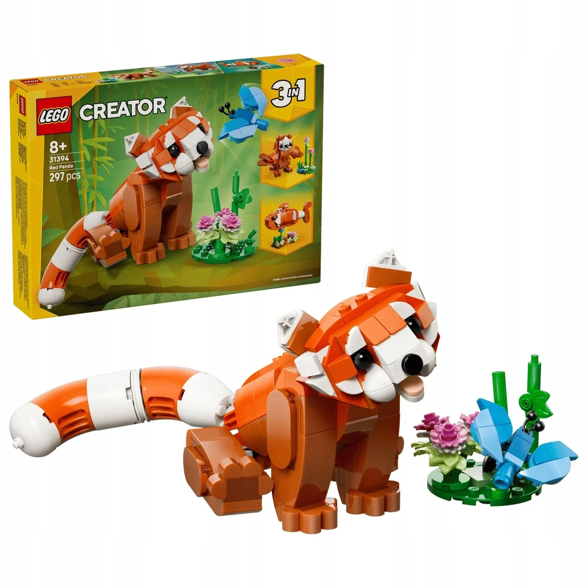 LEGO Creator 3 w 1 31394 Urocze zwierzątka Panda ruda