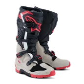 Buty motocyklowe - Buty Enduro Alpinestars Tech 7 Czarny/Jasnoszary/Czerwony51 - miniaturka - grafika 1