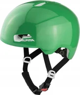 Kaski rowerowe - Kask rowerowy dziecięcy Alpina Hackney Green Gloss S/m 51-56cm - miniaturka - grafika 1