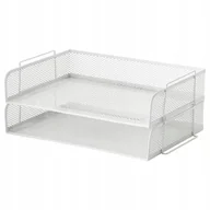 Przyborniki na biurko - IKEA DRONJONS TACKA NA DOKUMENTY BIAŁA 2 SZT. - miniaturka - grafika 1