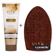 Samoopalacze - Vita Liberata Body Blur Flawless Finish + Dual Sided Luxury Velvet Tanning Mitt ZESTAW Zmywalny make-up do ciała 100 ml (kolor light) + Dwustronna rękawica do aplikacji 1 szt - miniaturka - grafika 1