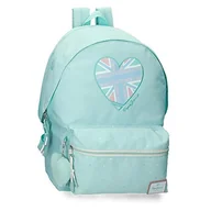 Torby na laptopy - Pepe Jeans Nerea Plecak na notebooka Podwójna komora 15,6" Niebieski 31x44x15 cms Poliester 23,87L, niebieski, Talla única, dwukomorowy plecak na laptopa - miniaturka - grafika 1