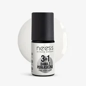 Lakiery hybrydowe - NEESS Lakier hybrydowy One Step 3in1 Dama z Perłasiczką 4 ml - miniaturka - grafika 1