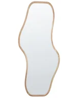 Lustra - Drewniane lustro ścienne 79 x 180 cm jasne BIOLLET - miniaturka - grafika 1
