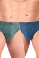 Majtki męskie - Slipy męskie bawełniane (2pack) o wysokim zabudowanym kroju MPP 946 Key - miniaturka - grafika 1