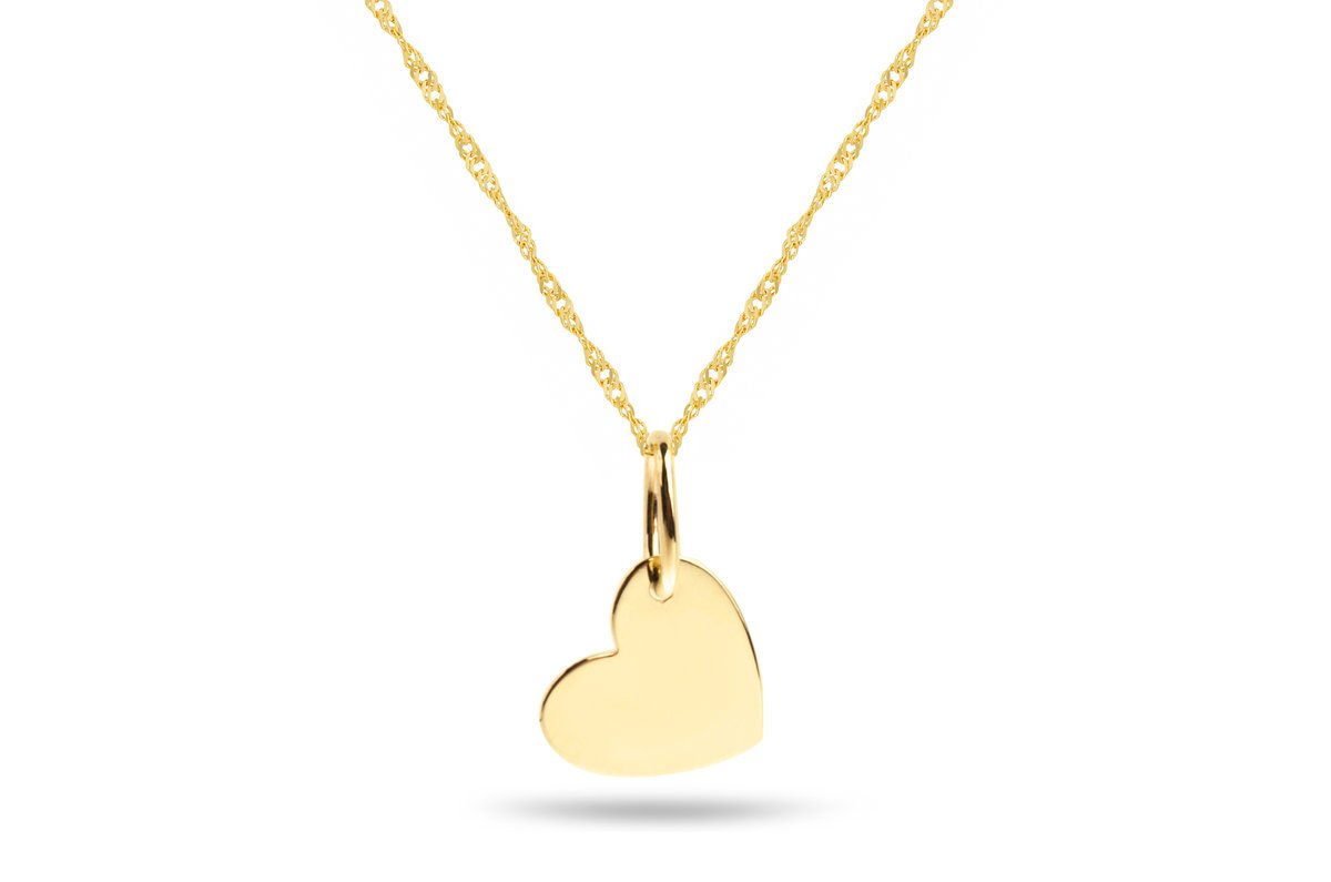 ZŁOTA ZAWIESZKA CELEBRYTKA SERDUSZKO 585 14KT